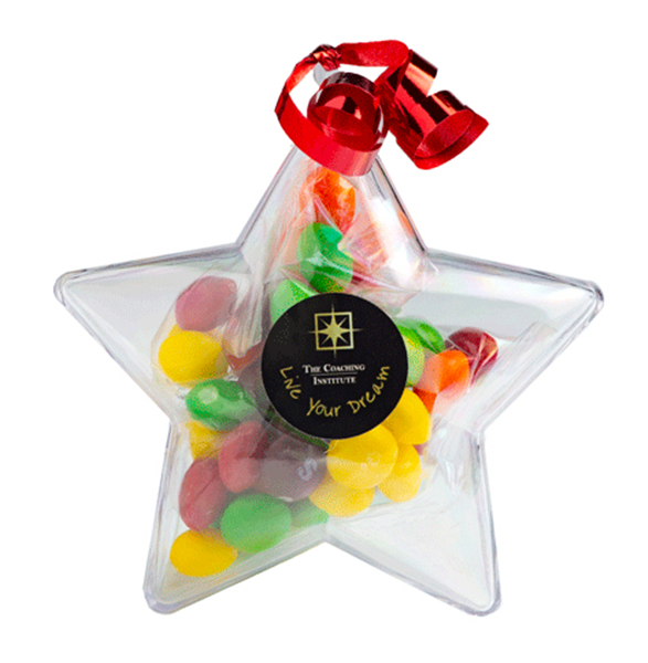 Acrylic Star with Skittles 50g